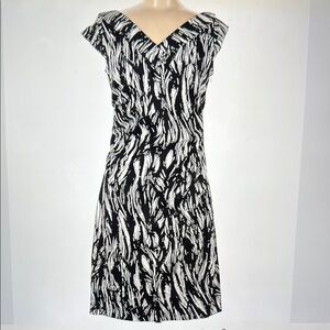 NY@CO Elegant Black and White Patterned Dress SIZE 6